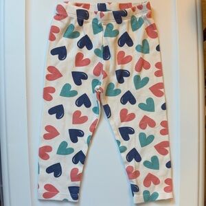 🍓3/$10 Pekkle Colorful Heart Baby Leggings size 18m